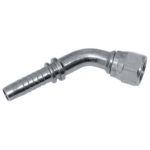 Vincke JIC 45° Elbow Swivel Female, 7/16" JIC 45° to 1/4" Hose