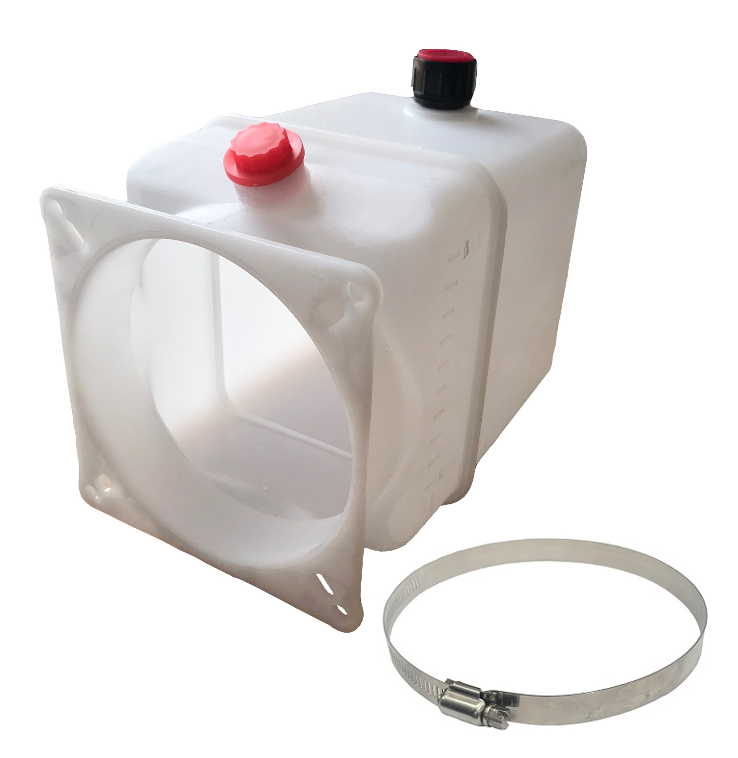 Plastic Tank Suitable for Flowfit 12 and 24V DC Power pack, 4 Litre Neck Size 120mm
