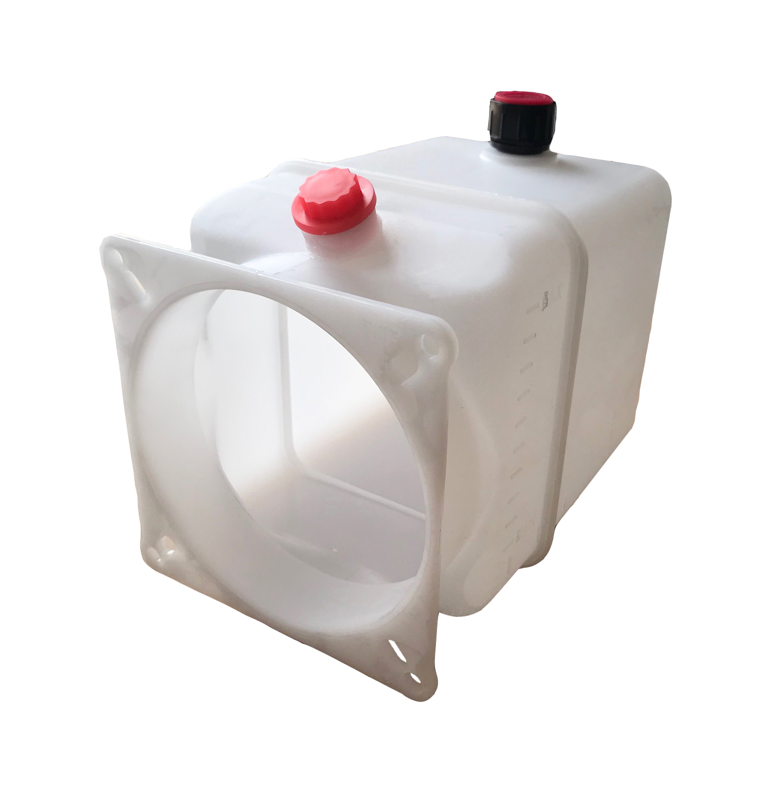 Plastic Tank Suitable for Flowfit 110V, 240V and 415V AC Power Unit, 3.8 Litre, Neck Size 123mm Plastic Tank Suitable for Flowfit 110V, 240V and 415V AC Power Unit, 3.8 Litre, Neck Size 123mm