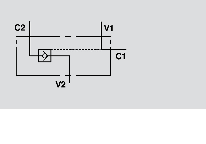Hydraulic Single Pilot Operated Check Valve Flangeable, VBPSE 1/2" FL Hydraulic Single Pilot Operated Check Valve Flangeable, VBPSE 1/2" FL