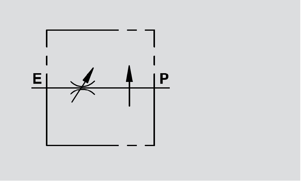 Hydraulic 2 Way Flow Compensated Control Valve, RFP2, 1/2" Hydraulic 2 Way Flow Compensated Control Valve, RFP2, 1/2"