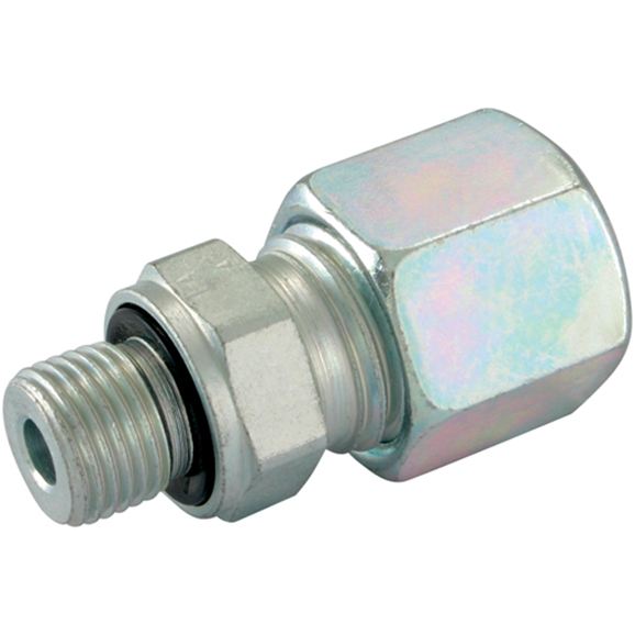 Straight Stud Male Fitting, 250 Bar, 1 1/2" BSP x 35mm Straight Stud Male Fitting, 250 Bar, 1 1/2" BSP x 35mm
