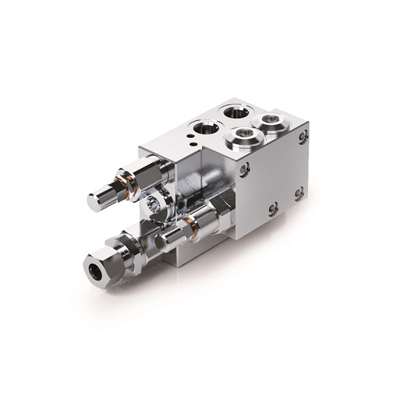 Hydraulic Double Acting Plough Overturning Valve 3/8"x12L With Relief Valve, VRAP 60/80 DE + VMP