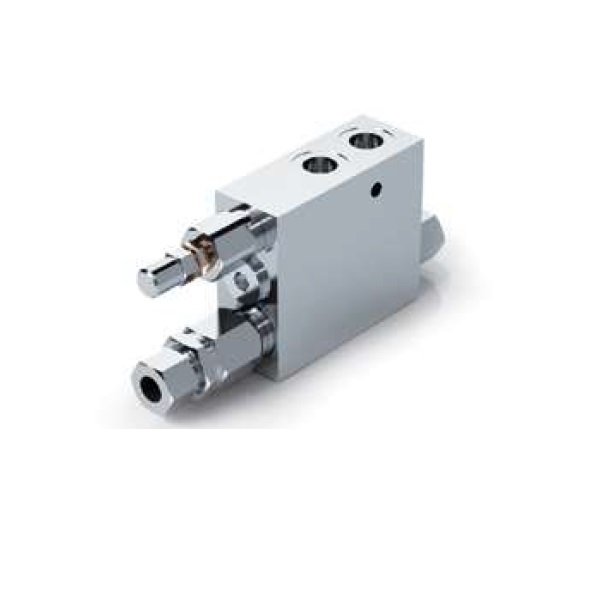 Hydraulic Double Acting Plough Overturning Valve 3/8"x12L With Alignment, VRAP 80/100 SS