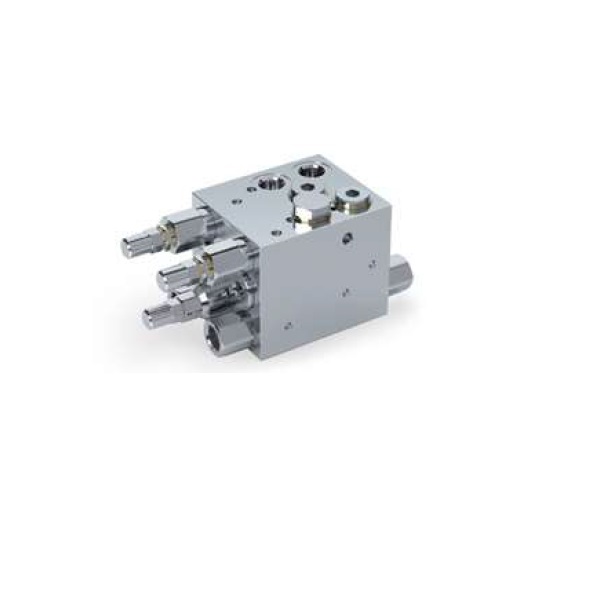 Hydraulic Double Acting Plough Overturning Valve 3/8" With Alignment For In Farrow Ploughs (Patent 2013), VRAP 70/80 DE SV