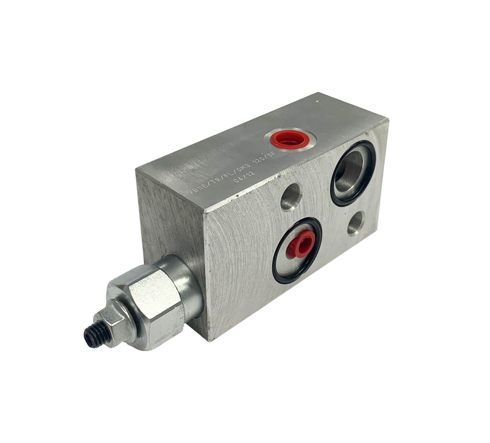 Hydraulic Single Overcentre Counter Balance Valve, 1/2", With Brake Unclapping for Danfoss Motors