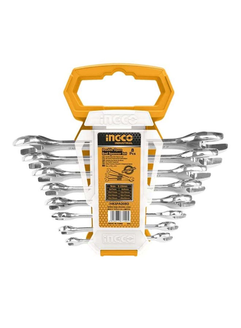 Ingco Open Ended Spanner Set 8 Pieces