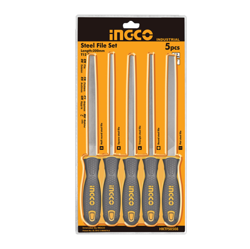 Ingco File Set 8, 5 Pieces