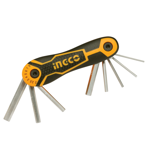 Ingco Metric Pocket Allen Key 8 Pieces