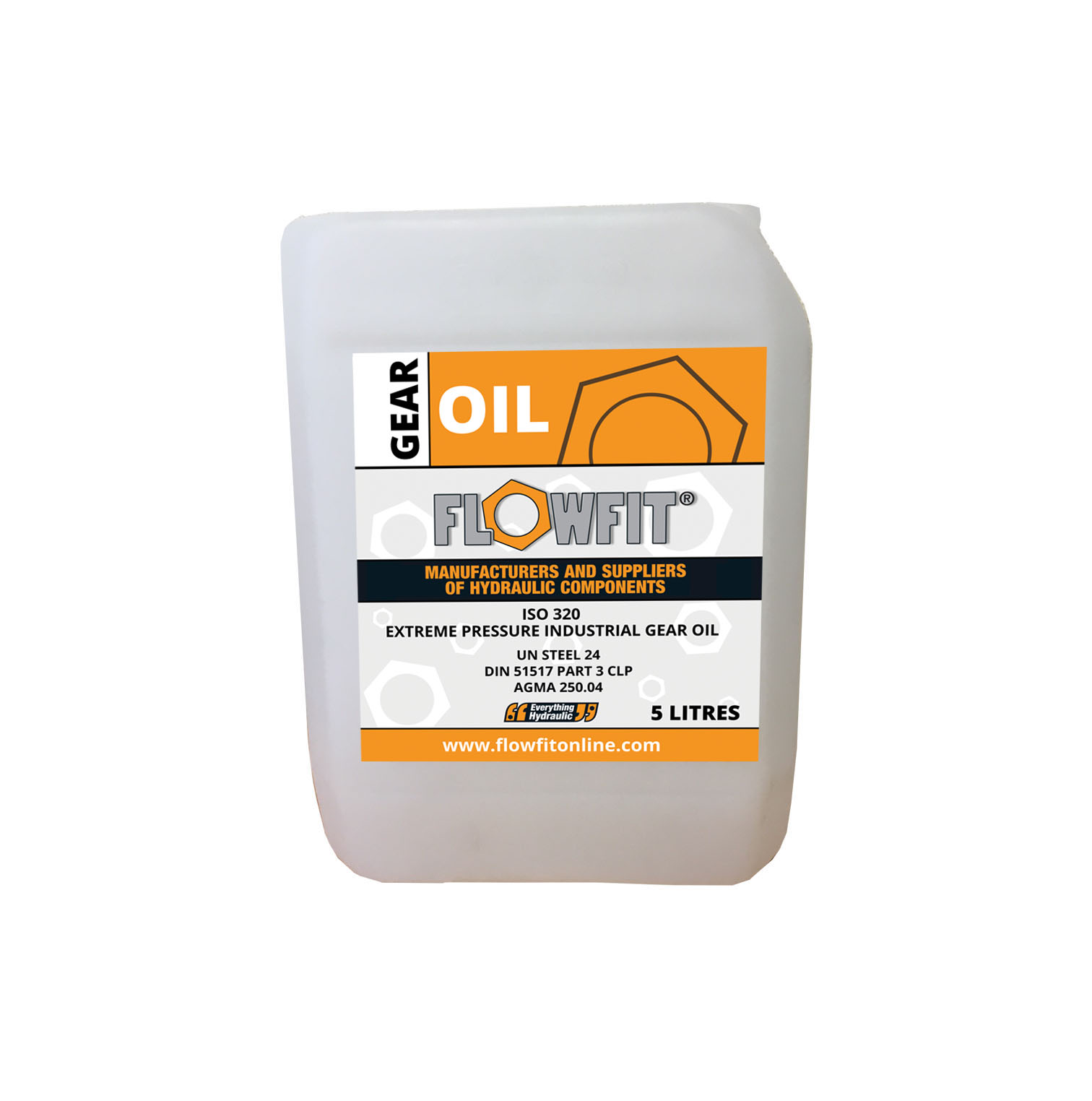 Flowfit Gear Oil, ISO 320, 5 Litres Flowfit Gear Oil, ISO 320, 5 Litres