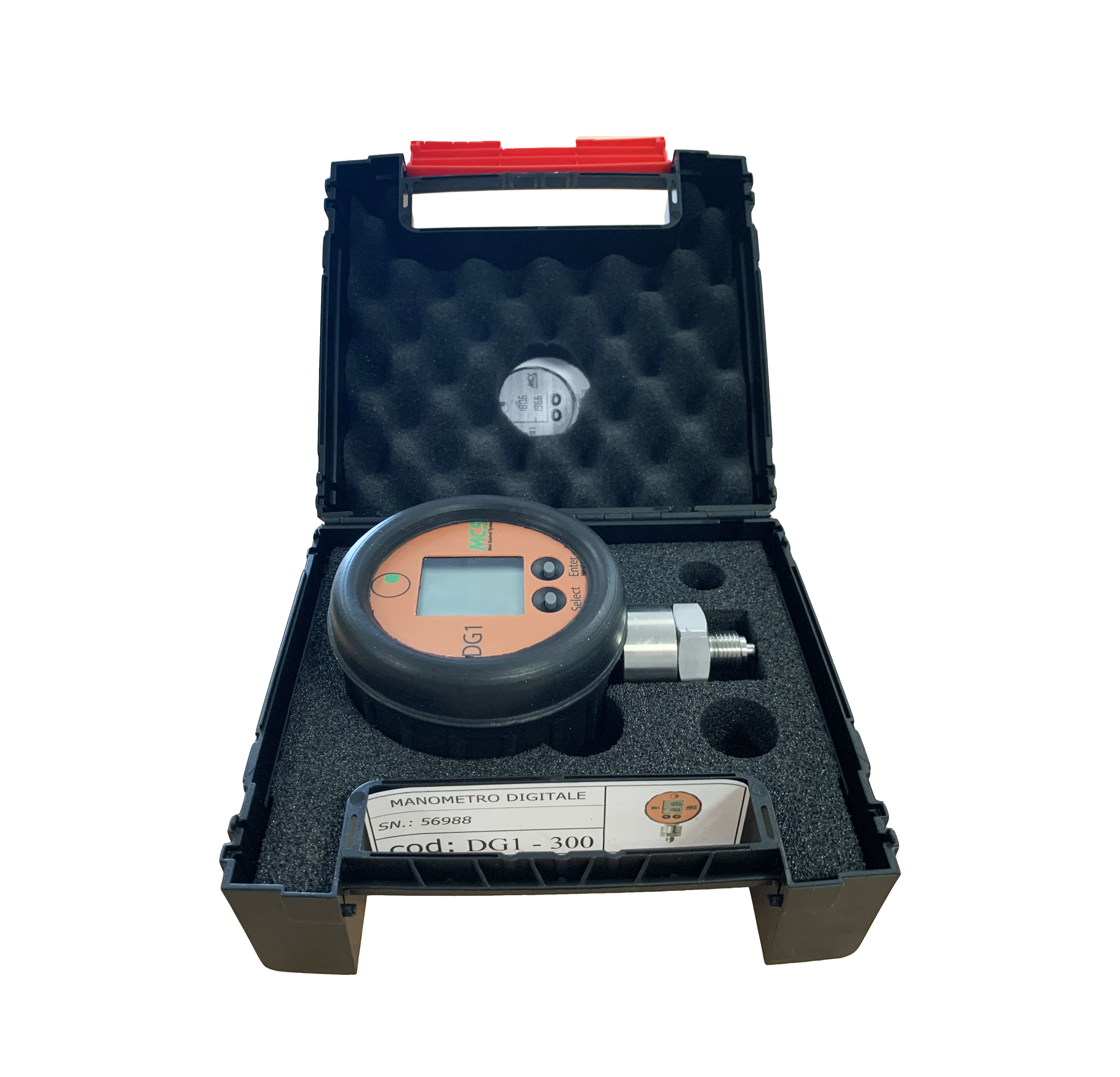 MCS Digital Pressure Gauge, 0-300 Bar