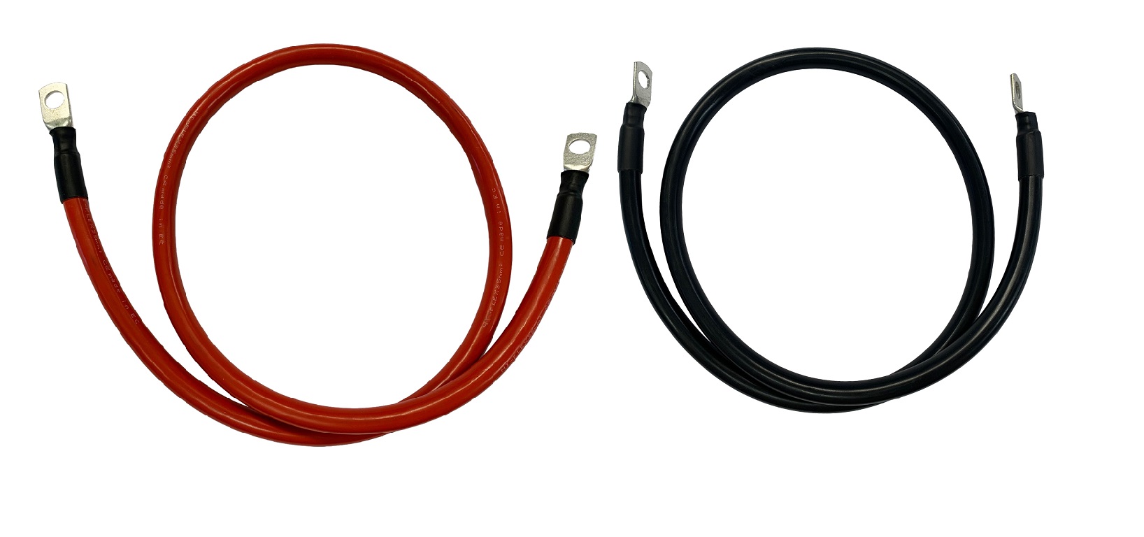 Extra Flexible Battery Cable, Positive and Negative Cables, 2 Metres