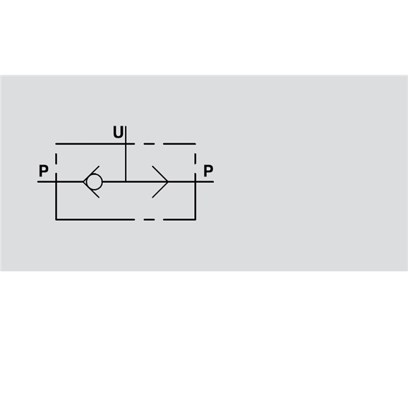 Hydraulic Shuttle Valve, VU2P 1/2"
