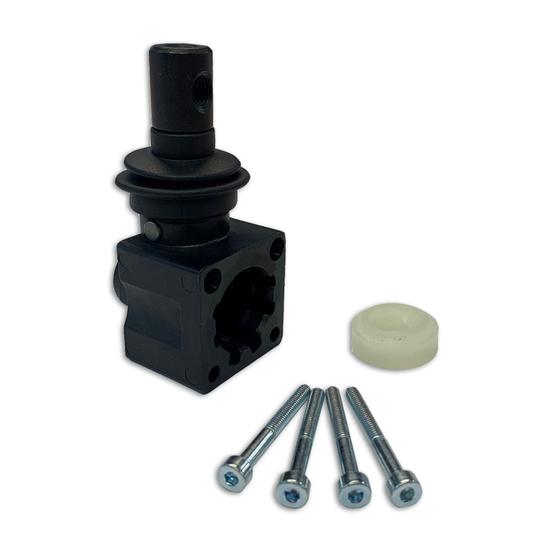 Lever Pivot Box, Aluminium Standard, C/W Screws & Retainer, For Galtech Q25 & Q45 Valves