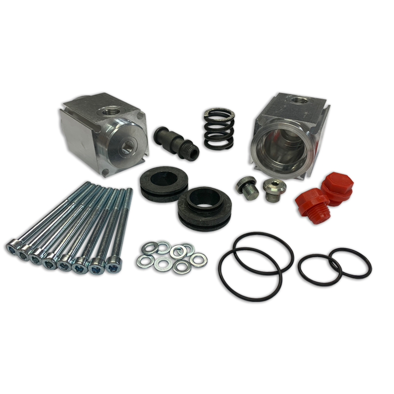 Hydraulic Spool Control Kit H5 for Low Pressure Hydraulic Control, For Walvoil Q75 & Q95 Valves Hydraulic Spool Control Kit H5 for Low Pressure Hydraulic Control, For Walvoil Q75 & Q95 Valves