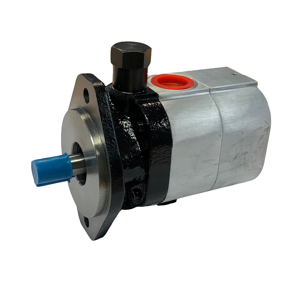 22 GPM Hydraulic two stage Hi-Low gear pump 2 Bolt Flange at 3600 rpm