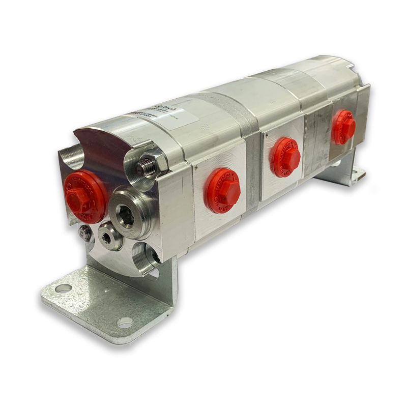 2SF Group Two Geared Flow Divider Left/Right/Centre Inlet, 3 Way, 110.25L/Min, 16.5cc/Rev 2SF Group Two Geared Flow Divider Left/Right/Centre Inlet, 3 Way, 110.25L/Min, 16.5cc/Rev