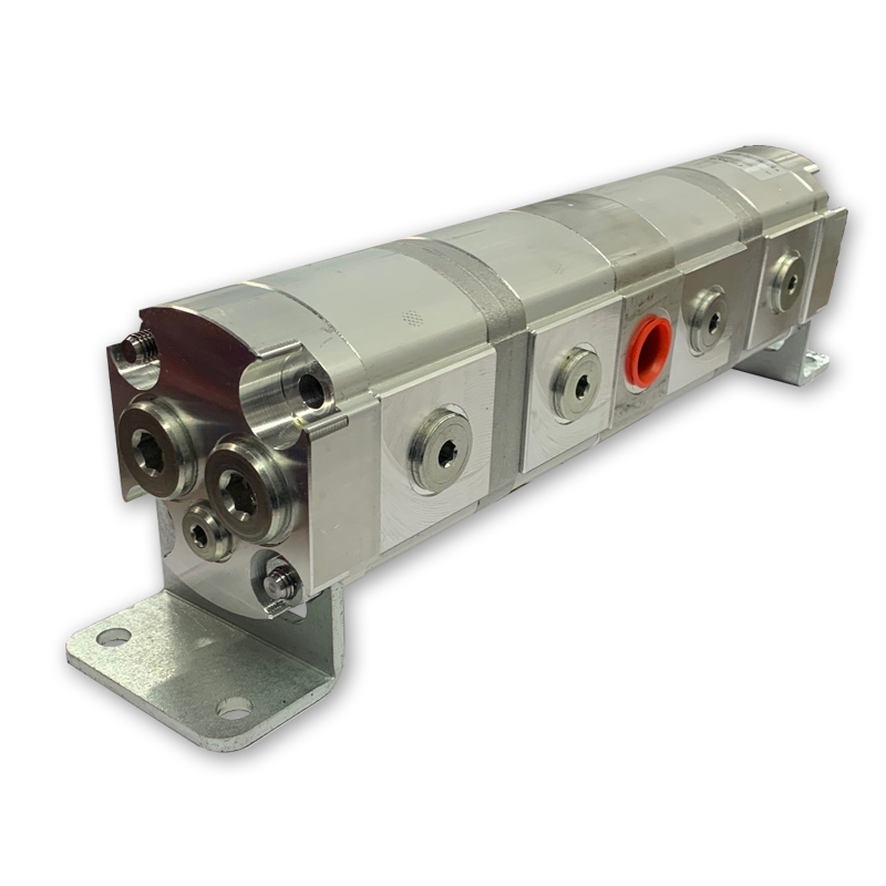 2SF Group Two Geared Flow Divider Left/Right/Centre Inlet, 4 Way, 132L/Min, 14cc/Rev 2SF Group Two Geared Flow Divider Left/Right/Centre Inlet, 4 Way, 132L/Min, 14cc/Rev