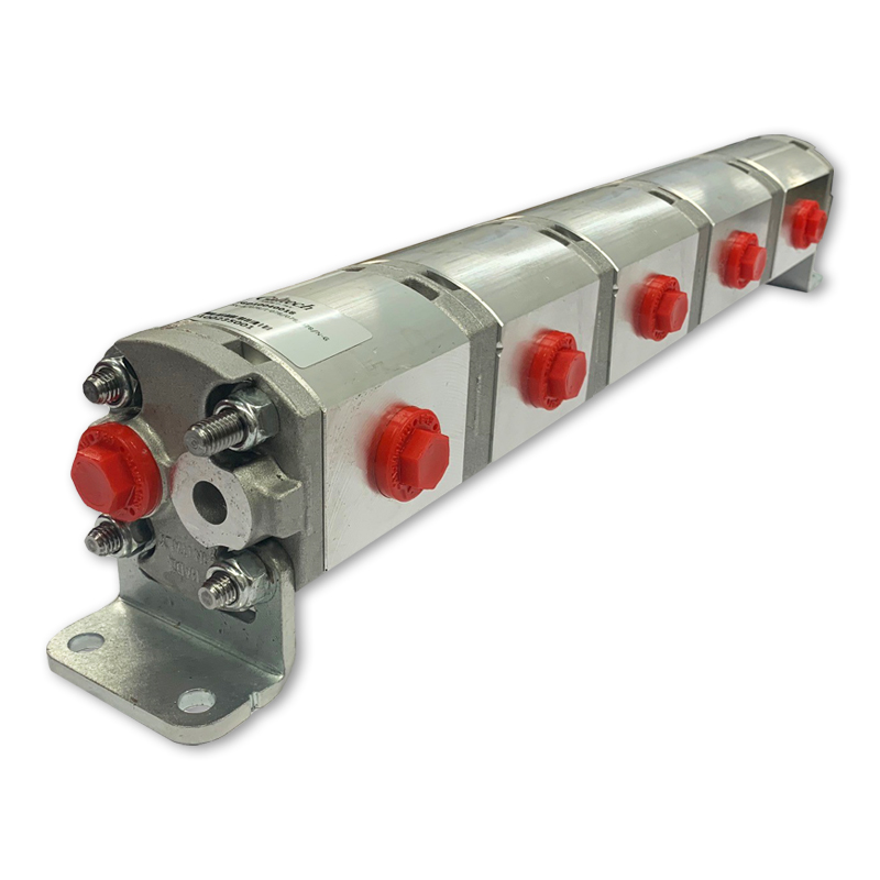 1SF Group One Geared Flow Divider Left/Right Inlet, 5 Way, 62.5L/Min, 5.0cc/Rev 1SF Group One Geared Flow Divider Left/Right Inlet, 5 Way, 62.5L/Min, 5.0cc/Rev