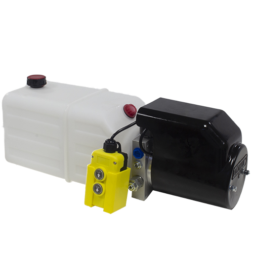 Flowfit 12V DC Single Acting Hydraulic Power pack with 8L Tank 1.6KW