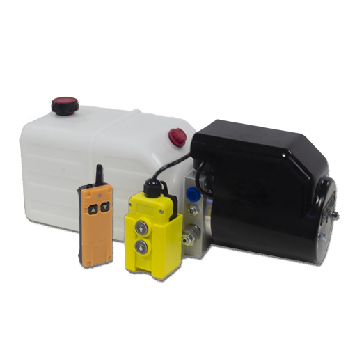 Flowfit 12V DC Single Acting Hydraulic Power pack with 7L Tank