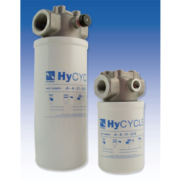 Filtrec hydraulic FA4 In line pressure and return spin on filter FA4