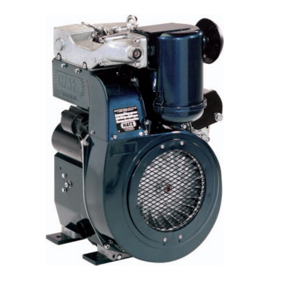 HATZ DIESEL ENGINE 2G40 20HP WITH 12 VOLT START