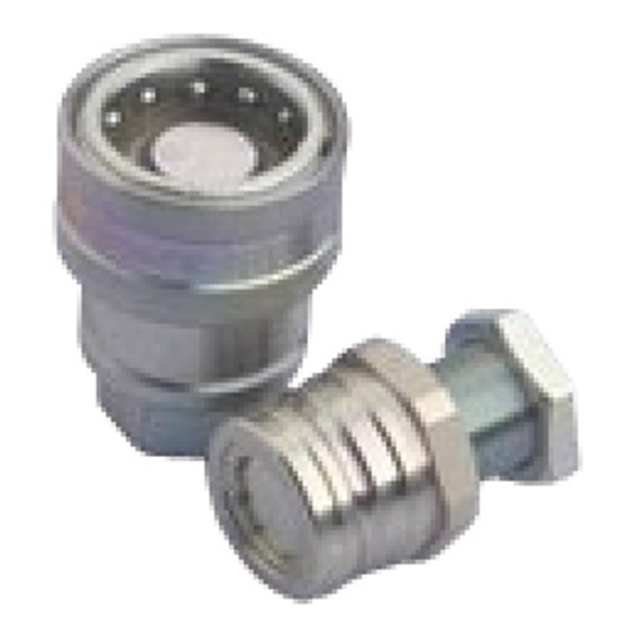 "Male trailer brake quick release coupling with bulkhead connection