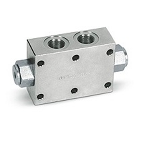 "Hydraulic double pilot operated check valves flangeable VBPDE 3/8" FL
