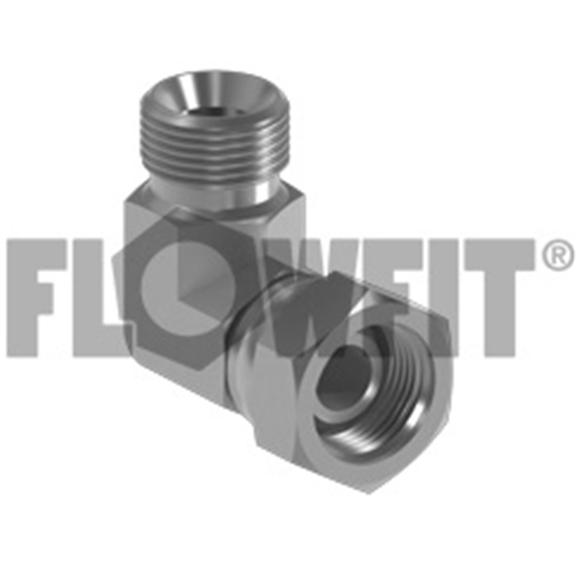 "BSP Male x BSP Swivel Female 90? Compact Elbow, 1/2 x 1/2