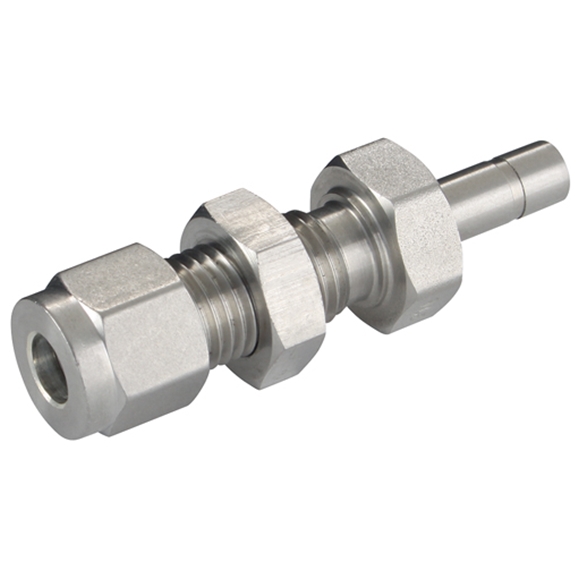 Bulkhead Reducers, Tube x Tube, Tube OD 1/8" 316 Stainless Steel Twin