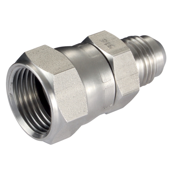 Male X Female Straight Adaptor JIC X JIC Swivel Male Thread Size 9 4-jic-m-x-1-4-bspp-m-90-degree-elbow-jic-male-to-bspp-male-right