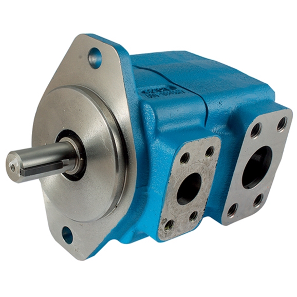 25VSeries, SAE B 2 Bolt Mounting, Keyed Shaft, SAE Flanged Ports