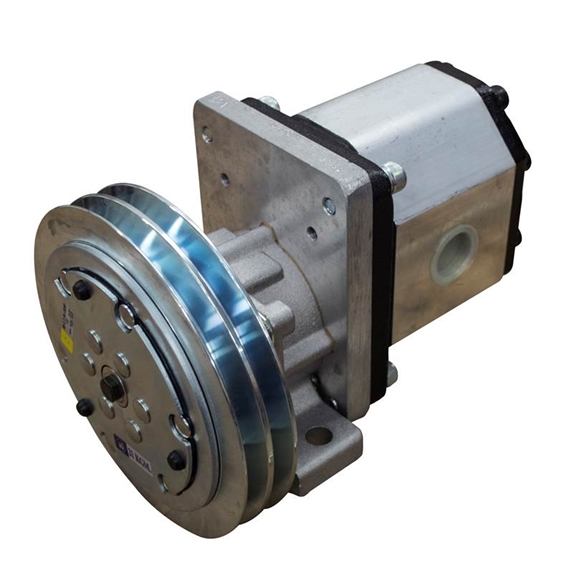 "24 V Electro Clutch and Pump Assembly, 20cc, 50.5 L/Min