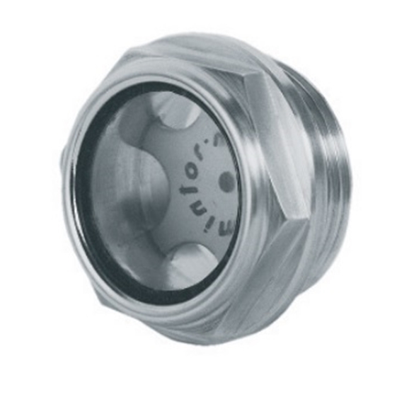 "Hydraulic visual level indicator with milled head, 18x1,5 Visual