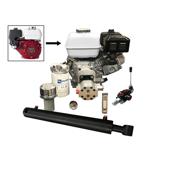 Honda 13HP GX390 Hydraulic log splitter kit giving approx 15.7 tons of